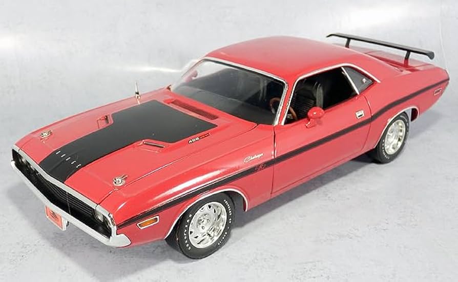 1970 Dodge Challenger R/T 1/24レッド絶版品 1970 Dodge Challenger R/T Coupe Red 1:24 Scale Car | eBay